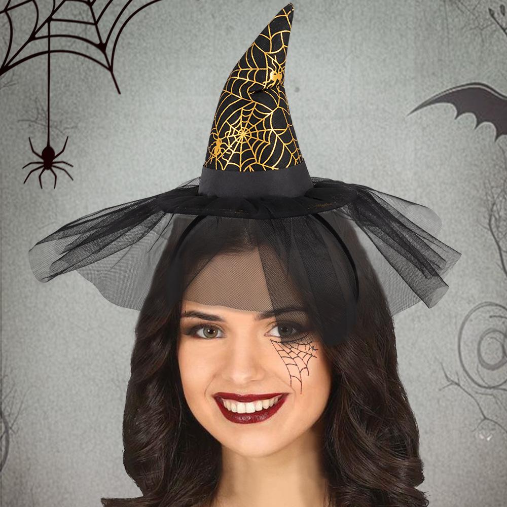 Halloween Decorations, Witch Headbands, Witch Hats, Spider Web Hair Accessories, Witch Hats, Headbands, Party Cosplay, Dress Up Hair Accessories