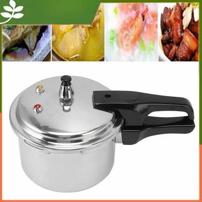 Olla a presión de acero inoxidable para estufa de gas, capacidad de 3 litros para cocinar en casa