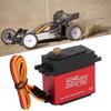 2Pcs 35kg High Torsion Coreless Motor Servo Full Metal Gear with Metal Steering Gear Arm for 1/8 1/10 Remote Control Cars