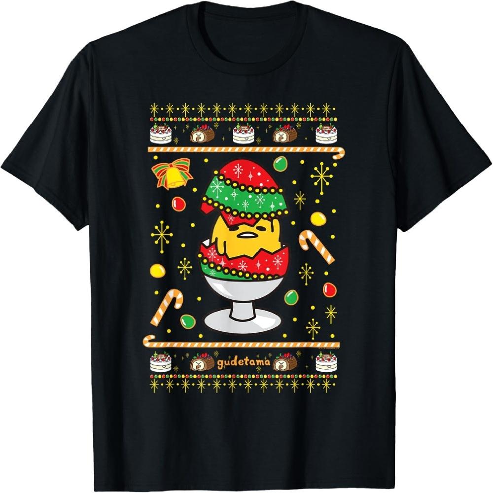 

Gudetama Ugly Christmas Egg Tee Shirt T-Shirt XXXXXL чорний
