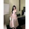 French Elegant Vintage Summer Women Dresses Irregular Evening Dresses Fashion Slim Fit Korean Style Long Dresses