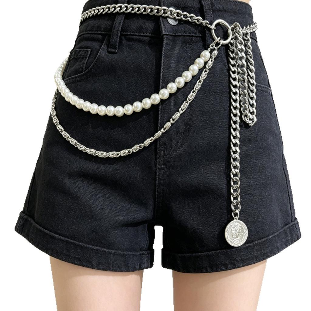 European and American Jewelry Fashion Waist Chain Women's Retro Style Pendant Chain Body Chain