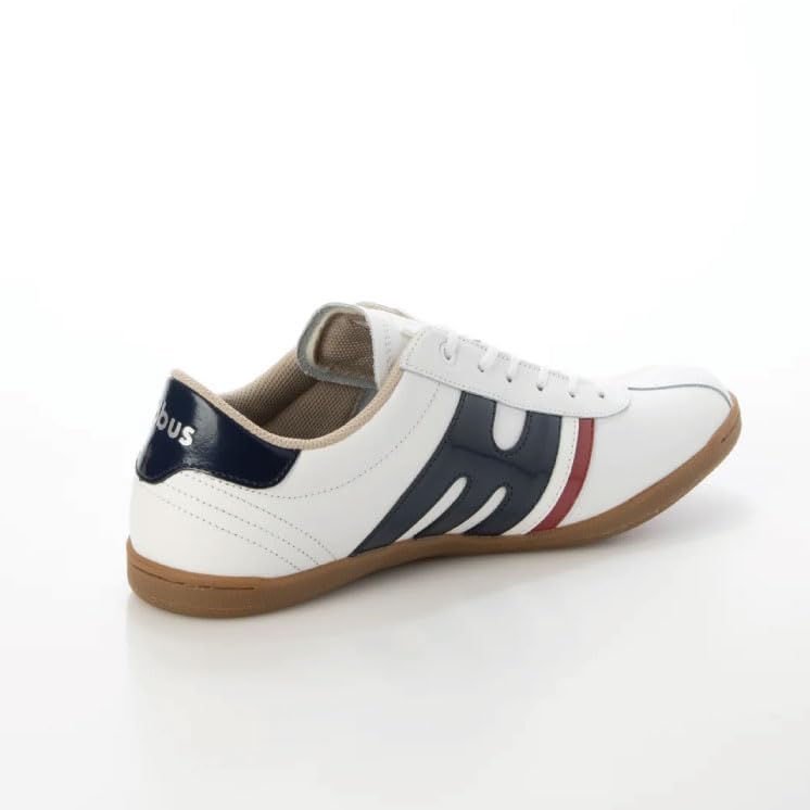 Maubus Męskie Skórzane Codzienne Buty do Chodzenia MUNDEN (S.WHT/NAVY EMALIA, 24-punktowy, pomiar 5-centymetrowy)