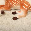 Super Soft 35cm Simulated Plush Standing Sika Deer Dolls Dolls Throw Pillow Animals Toys Cartoon Girls Boys Birthday Presents