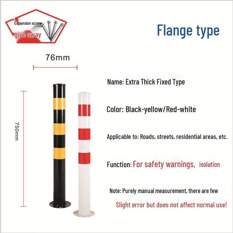 Heavy-Duty Fixed Reflective Road Bollard