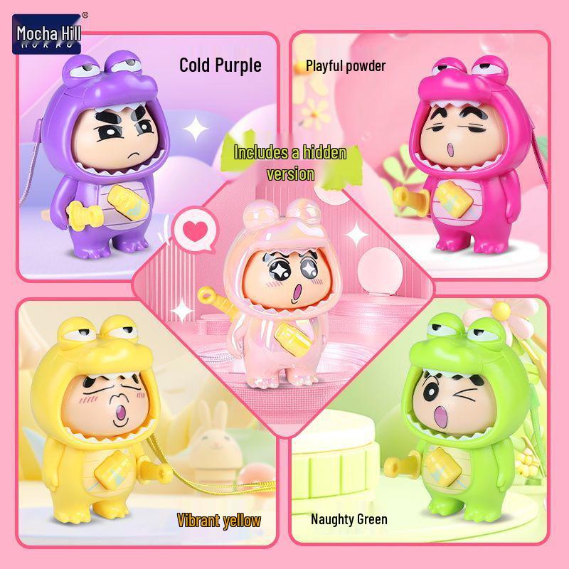 

Оригинальный крокодил Карандаш Шин-чан Фигурка-орнамент с меняющимся лицом Игрушка Подарок