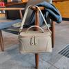 25 New Style Real Leather Women's Bag TC Top Layer Cowhide Metal Buckle Decoration Color Fashion Retro Handheld  Shoulder Bag
