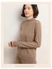 Women's Loose Knit Half Turtleneck Sweater - Long-Sleeve, Large Size Pullover for Autumn & Winter.