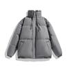 Winter Women’s Casual Simple Down Cotton Short Jacket Stand Collar Drawstring Zipper Hem Elastic Cotton Jacket Solid Thicken Warm Short Puffer Jacket