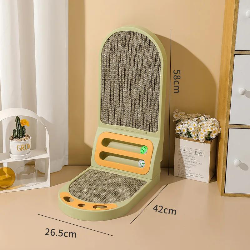 

L-подібна котяча дряпка Вертикальна котяча дряпка Стійка до подряпин Потовщена Зносостійка Без крихт Зоотовари