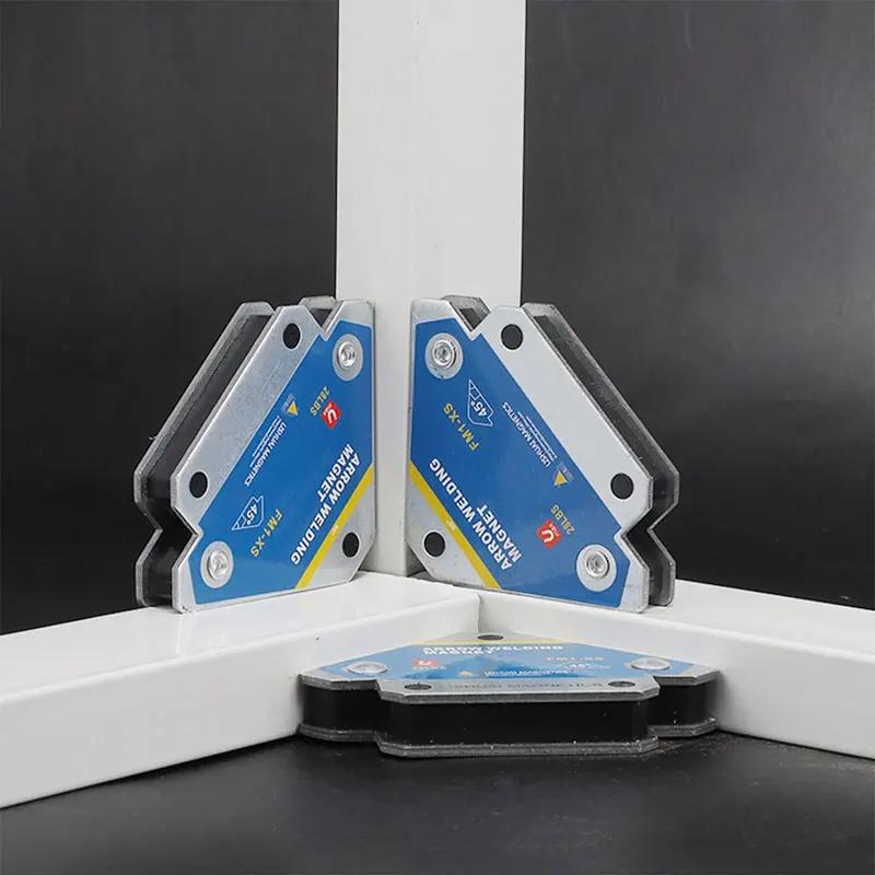 12,5 kg magnetische Schweißhalter, Winkellötpfeil, Magnet, Schweißfixierer, Positionierer, Ferrit-Halterung, Hilfsortungswerkzeuge, 2/4 Stück