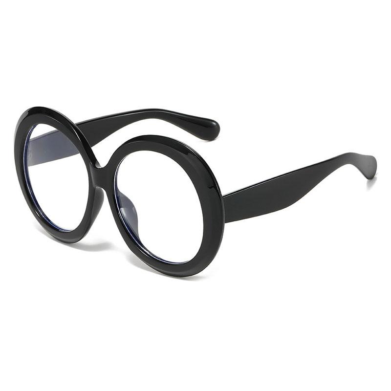 SHAUNA Vintage Oversized Round Women Sunglasses Fashion Double Color Gradient Shades UV400 Men Trending Punk Sun Glasses