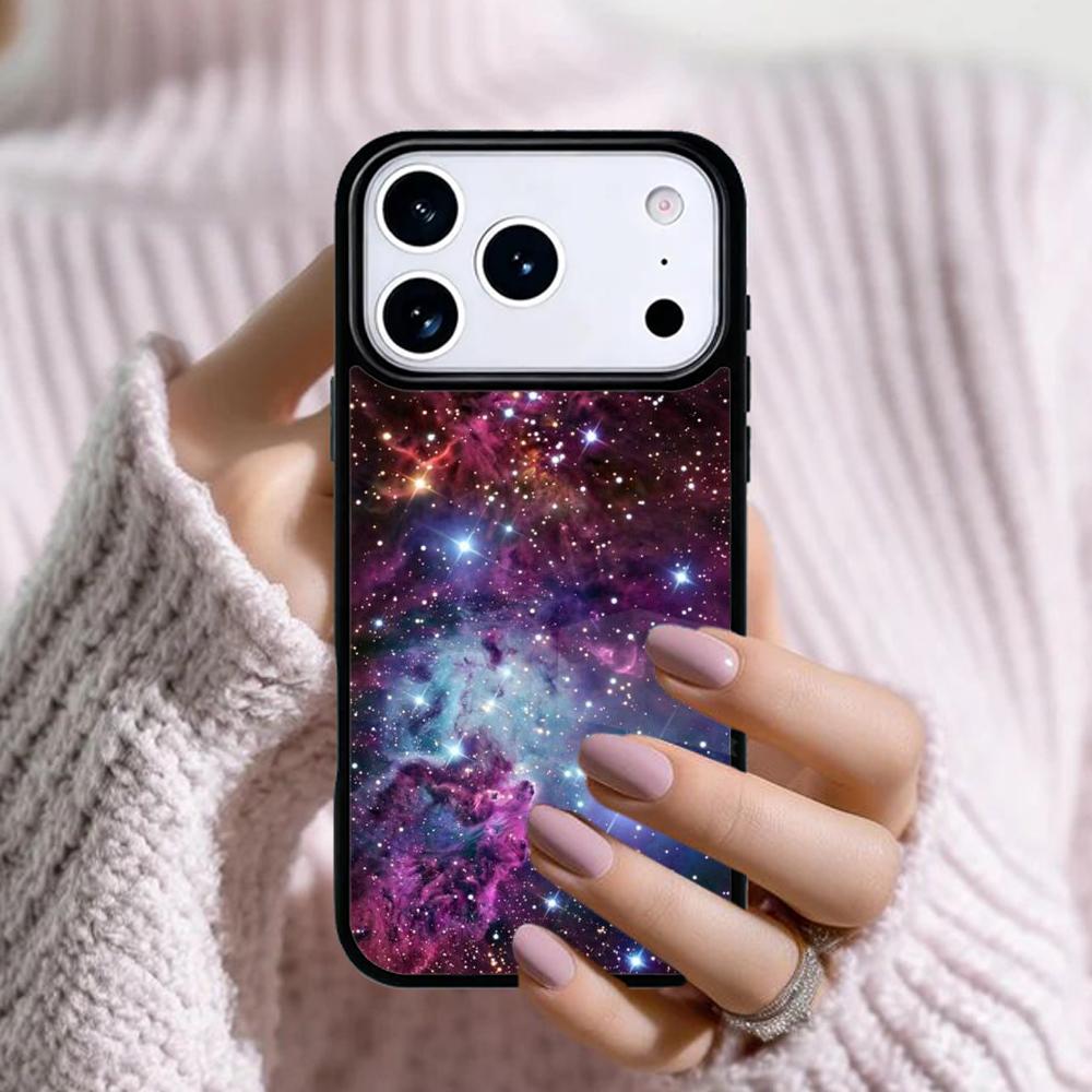 Outer Space Phone Case For Apple iPhone 17 Air 16E 15 14 Plus 13 12 11 Pro Max Mini Funda Cover