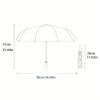 Witchcraft Pentagram Umbrella Automatic Open/close, Sturdy Iron Frame & 8-Rib Struct, Umbrella for Women & Men, Christmas Gifts