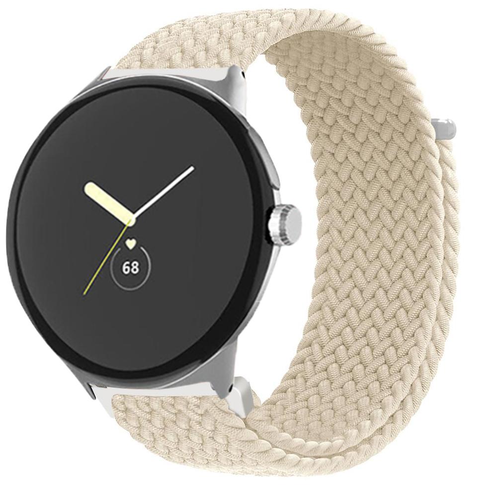 Nylon Strap for Google Pixel Watch/Pixel Watch 2 Elastic Adjustable Band Wrist Bracelet Wristband Replacement Accessories for Pixel Watch