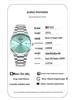 OFNS Classic Unisex Quartz Wristwatch with Calendar, Luminous Hands, 30M Waterproof, Thin Design, High-Value Bar Index.