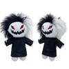 Zxc Cat Plush Halloween Black And White Grinning Cat Stuffed Toy 27cm/10.62in Height