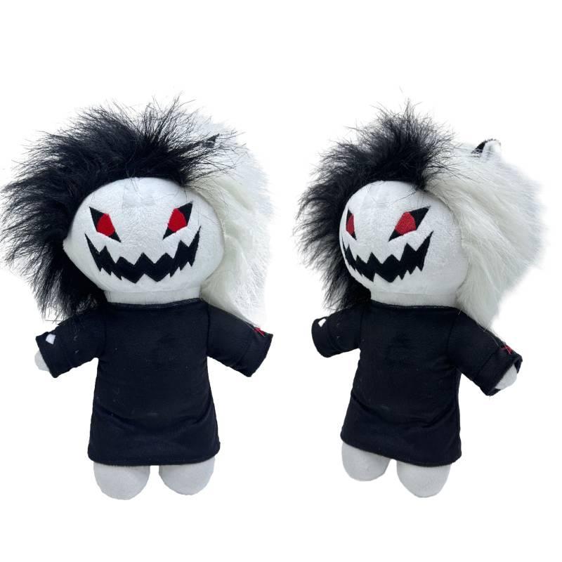 Zxc Cat Plush Halloween Black And White Grinning Cat Stuffed Toy 27cm/10.62in Height