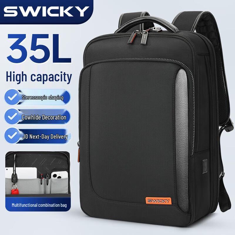 SWICKY Multifunctional Business Travel Laptop Backpack