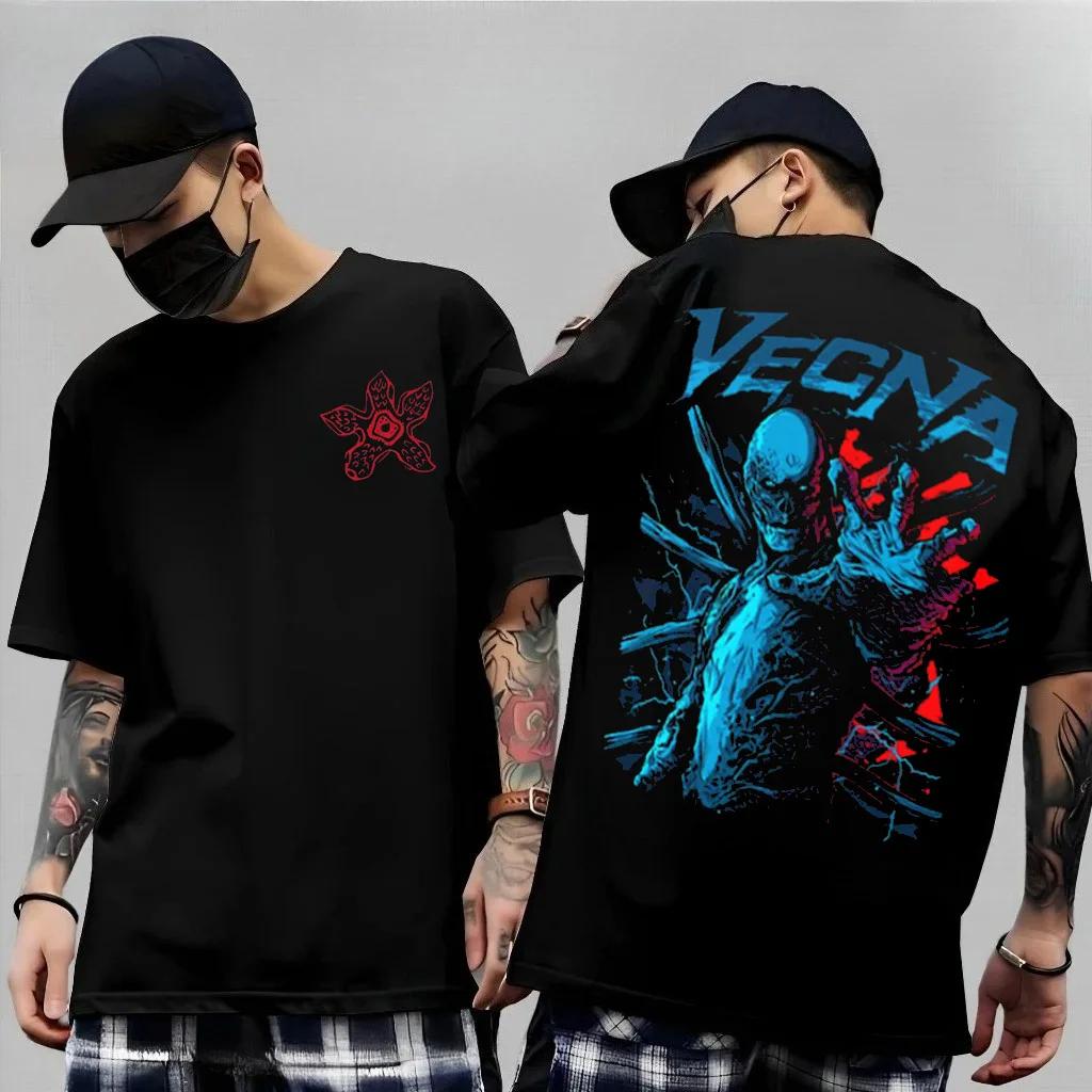 Terror Vecna Demogorgon T Shirt Men Women Cannibal Flower Monster Print Fashion High Street ParentChild Cotton Streetwear Tops
