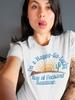 Womens FASHION T-Shirt Mens Womens Tees Top  Happy Lucky Ray Of Fxxxx Sunshine Funny Hipster