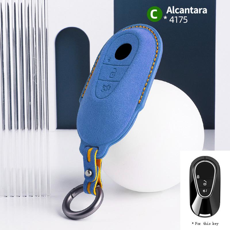 For Mercedes Benz Glc 300L Glc 260L C260L C20 Class Car Key Case Protectors Accessories Keychain Cover Shell 2020 2025 2025 2025