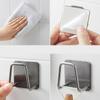 3pcs Sink Sponge Holder For Kitchen Slivery Stainless Steel Household Water Channel Dishcloth Rag Storage Rack