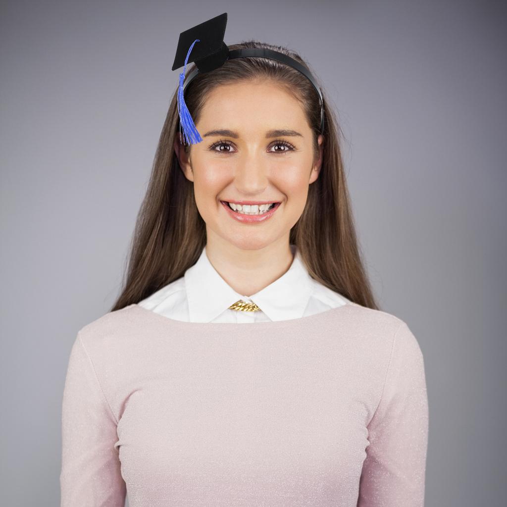 Graduation Hat Headband Mini Elegant Design Graduation Accessories for Selfie Props Celebration Decoration Use