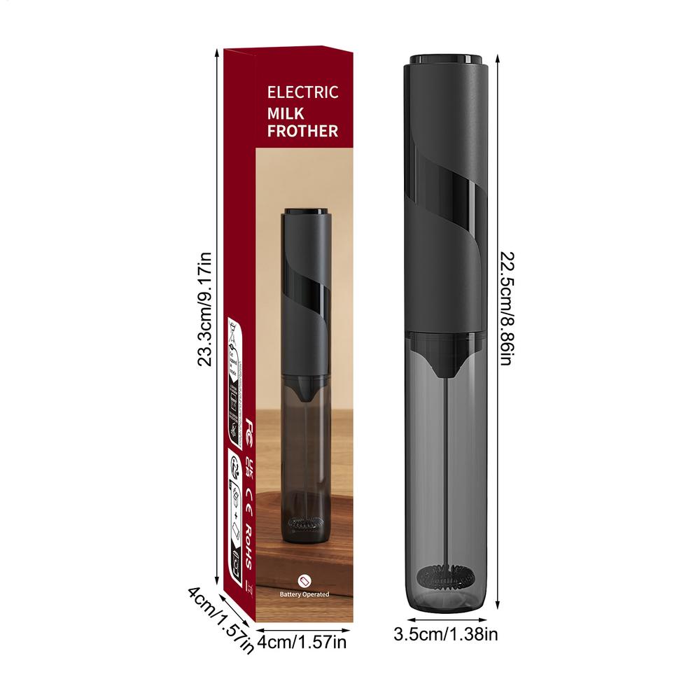 Вспениватель для кофе Кофе-миксер с крышкой Многофункциональный венчик Пеногенератор для протеиновых коктейлей Латте-арт Чай матча Горячий шоколад