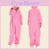 Kirby Cartoon Animal Onesie With Polyester Fabric For Sleep And Halloween Lounge Wear