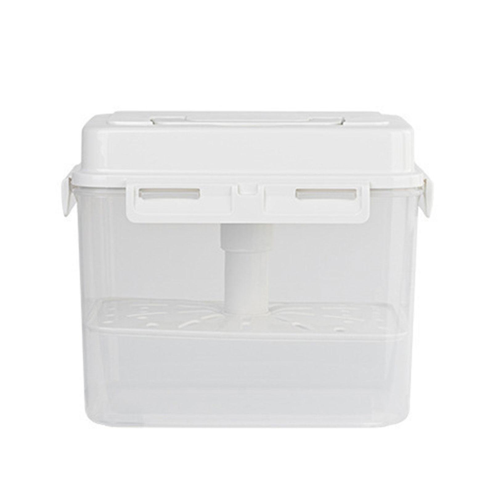 

Пластиковая банка для солений с ручкой и крышкой, контейнер для хранения и ферментации кимчи, герметичные органайзеры для квашеной капусты 5