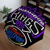 Sacramento Basketball Logo Umbrella 8-Frame for Travel, Camping, Casual Lightweight Portable Umbrella, Essential for Every Family Holidays Gift