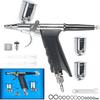 Uouteo Airbrush Trigger Gun Air Brush Gun with 0.3 Mm Needles 7CC &10 CC Cup for Painting