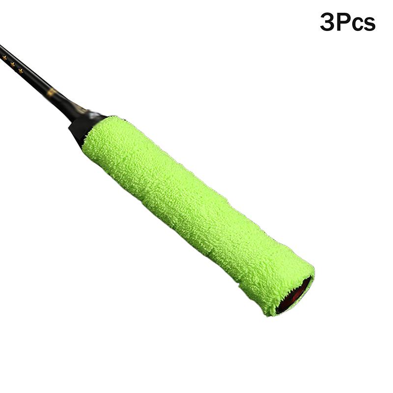 3Pcs Towel Glue Grip Badminton Tennis Racket Overgrips Tape Racket Grip Grip Non-slip Tape Band Sweat Badminton