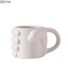 Clench Fist Shaped Porcelain Mugs Water Cup Human Body Art Coffee Mug Dining Table Afternoon Tea Teacup Fruits Juice Cup