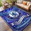 Chelsea FC Print Rug, Washable Floor Carpet, For Entryway Dorm Laundry Room Office Study, Home Decor Birthday Christmas Gift