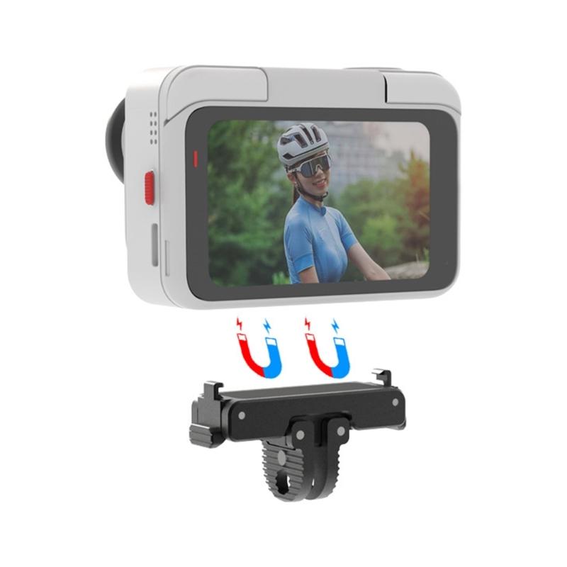 Solid Metal Camera Clamp Perfect For Go Ultra Camera Magnetic Mount for Dynamic Recording 2Prong Interfaces &Button Lock