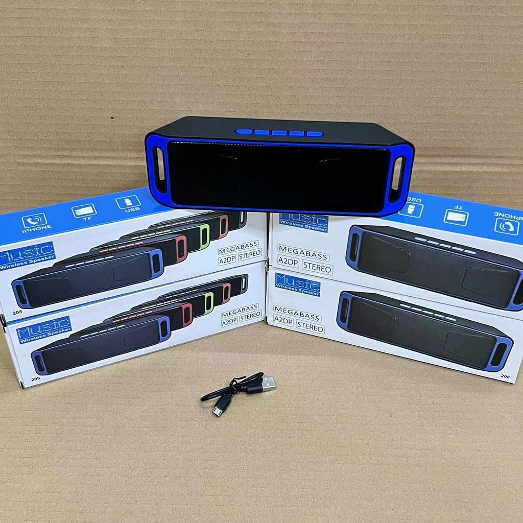 Portable Bluetooth Speaker Wireless Mini Speaker Amplifier Stereo Subwoofer Speaker TF/FM Radio USB Built-in Mic Dual Bass