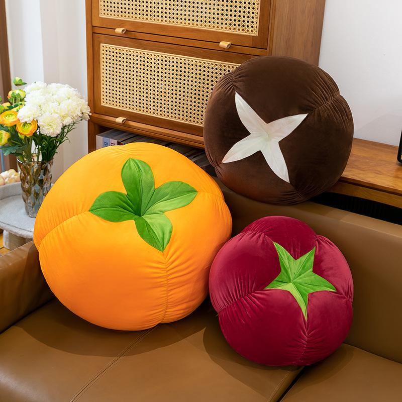 Vegetables Fruits Plush Toys Throw Pillows Tomatoes Seeds Mushroom Dolls Bed Home Pillow Cushion