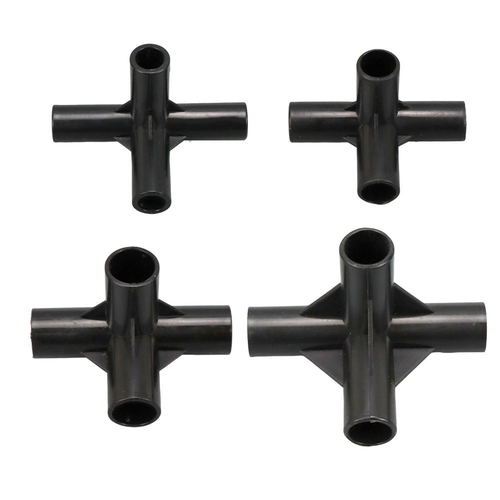 Per soddisfare ogni esigenza con set di connettori per tubi in PVC nero multi-misura, set da 8