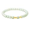 Natural Hetian Jade Fortune Bracelet, Chinese Style Niche Gift for Qixi Festival/Valentine's Day, Gift for Girlfriend