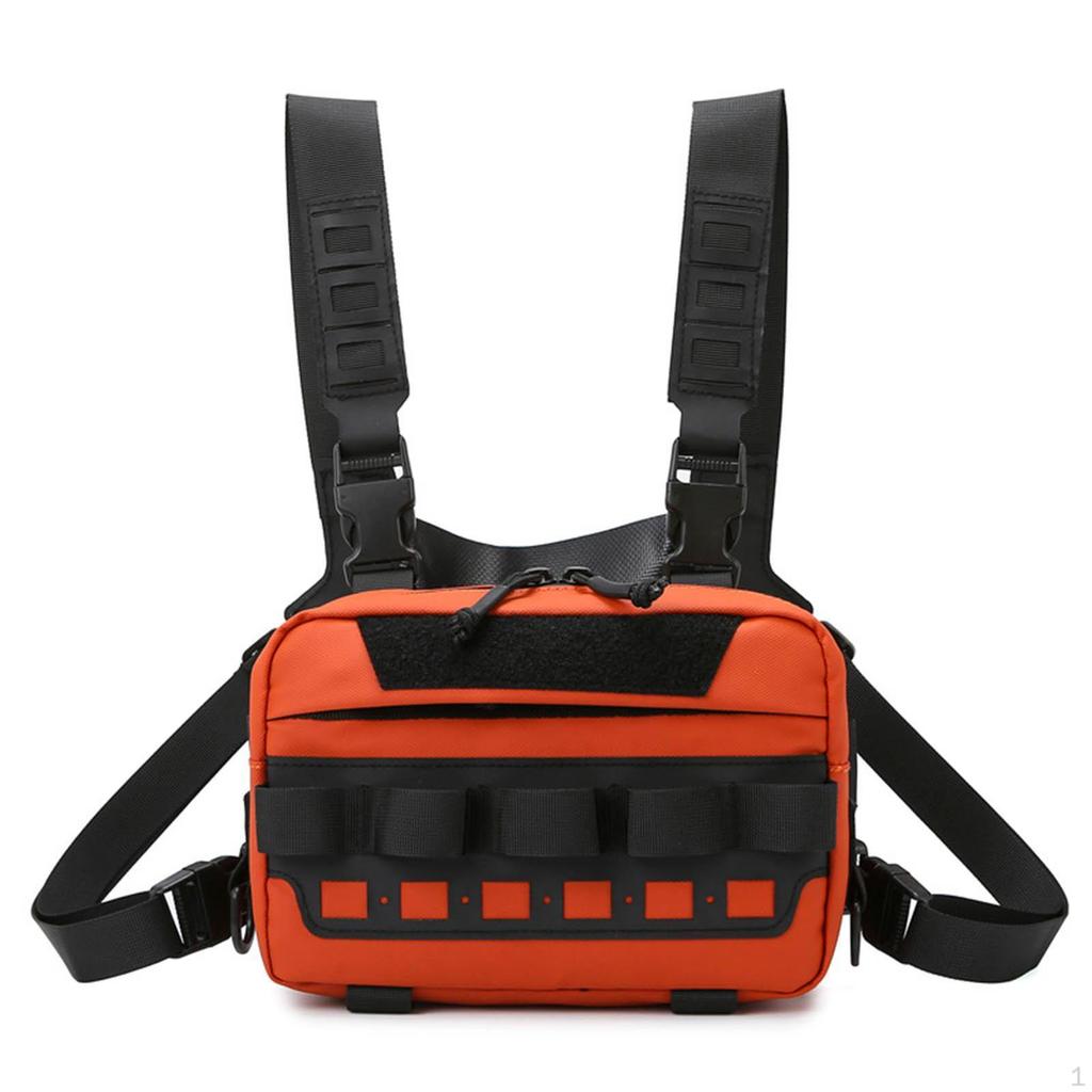 Fishing Gear Bag Multifunction Chest Pouch for Outdoor Sports Camping Hiking