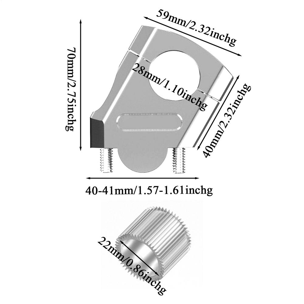 Motorcycle Riser Aluminum Alloy Handlebar Risers Sports Supplies For Men Women Youth Athletes Family Friends Husband Sports Fan