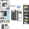 Wireless Visual Smart Doorbell With Voice Intercom And Remote Wifi Functionality For Home Security