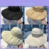 Cappello da sole estivo in rete pieghevole con tesa larga per donne, protezione solare per esterni
