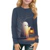 Children's Long-sleeved O-neck Top Printed Daily Casual