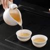 Premium Teaware Set with Automatic Tea Maker and Gongfu Teacups Office Household Tea Set