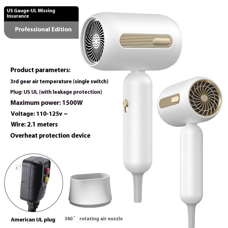 Professional Ionic Hair Dryer Powerful Quick Drying Hair Dryer Low Noise Hair Care Thermostat Portable Hair Dryers & Accessories