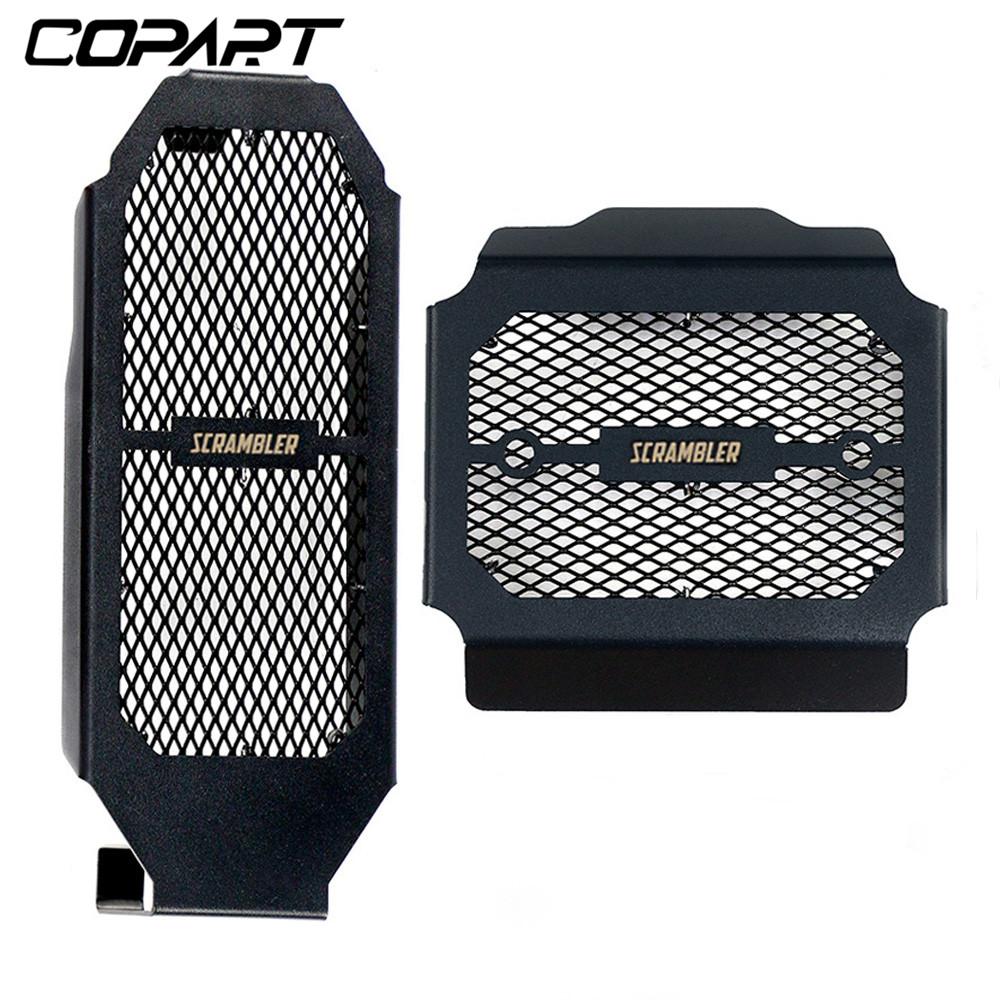 

Для Ducati Scrambler800 Scrambler 800 2015-2025 Защитная решетка радиатора Аксессуары для мотоциклов Защита крышки масляного радиатора чёрный