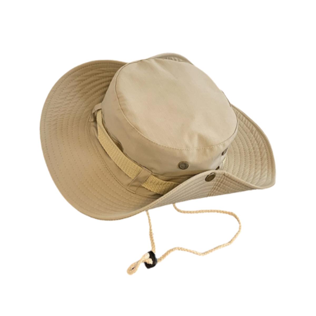 

Женская шляпа с широкими полями, складная шляпа-ведро для походов, летняя однотонная пляжная шляпа с регулировочным шнурком зелёный